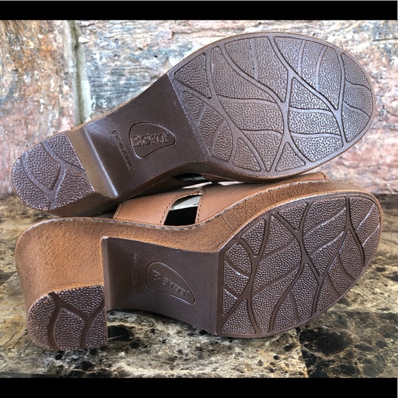 BORN Wekiva Leather Open Toe Ankle Strap sandals - Picture 7 of 13